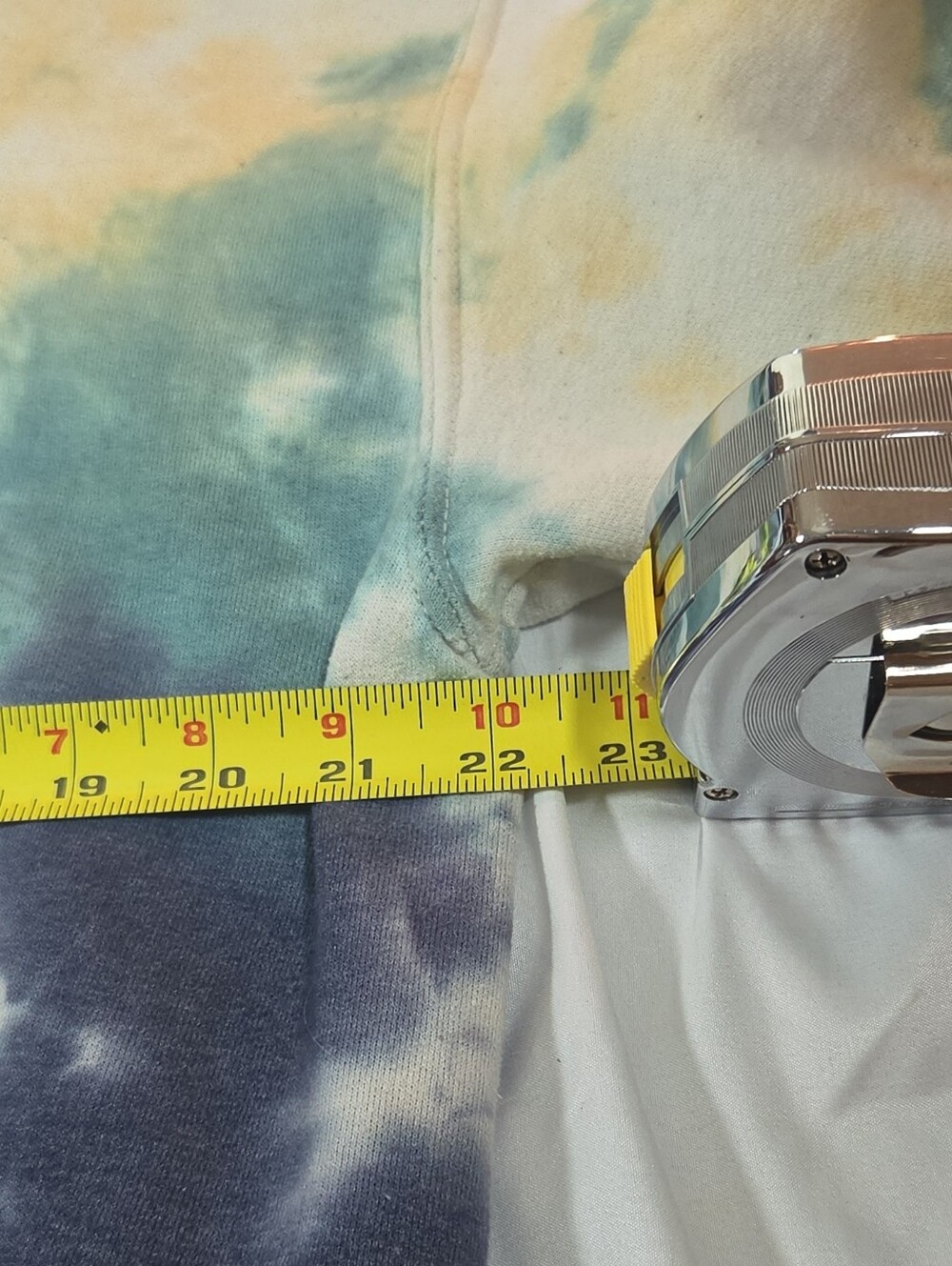 Marvel Tie-Dye Crewneck Sweatshirt - Blue & Green Graphic - Picture 6 of 8
